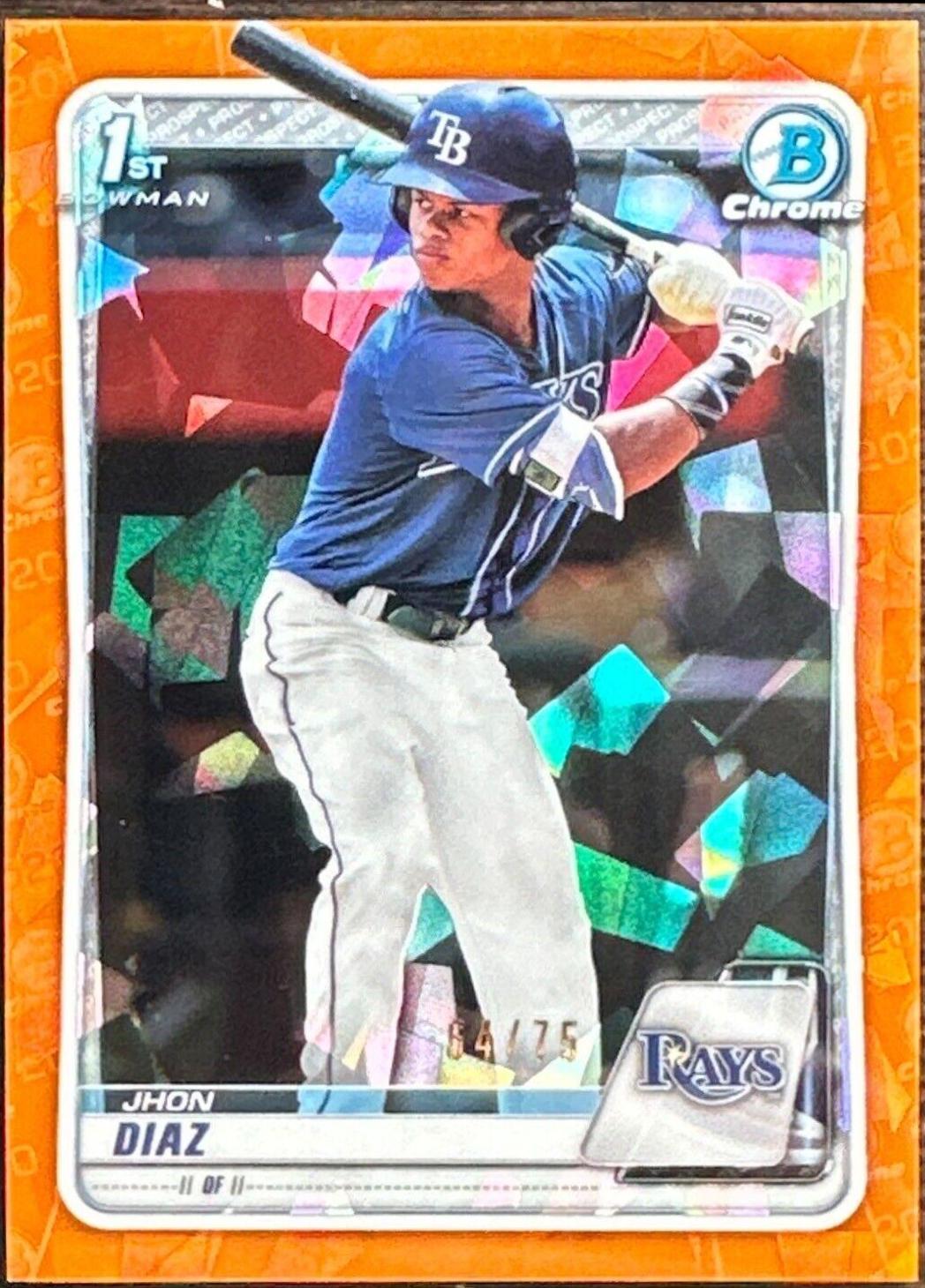 Jhon Diaz [Orange Shimmer Refractor] #BCP-30