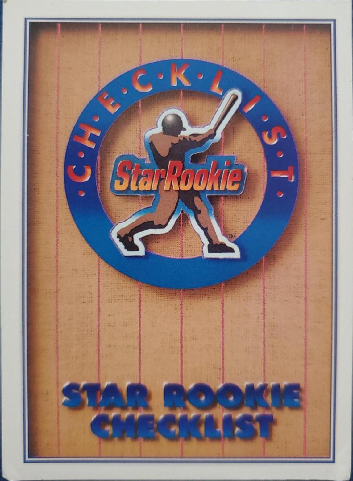 Star Rookie Checklist #1