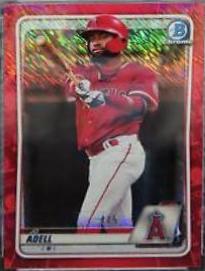 Jo Adell [Red Shimmer Refractor] #BCP-100
