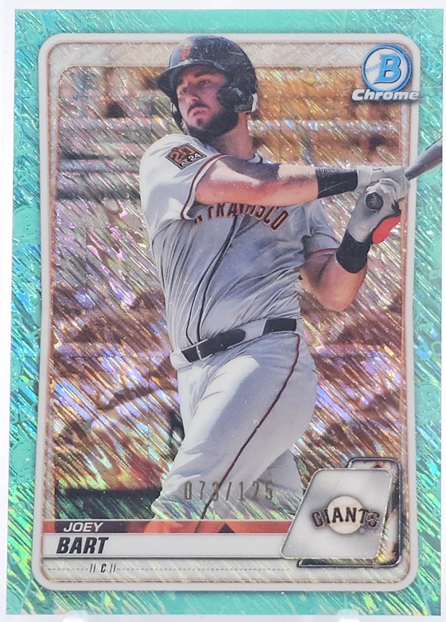 Joey Bart [Aqua Shimmer Refractor] #BCP-112