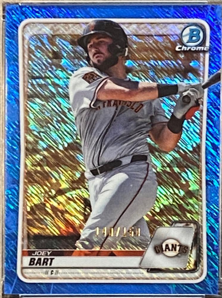 Joey Bart [Blue Shimmer Refractor] #BCP-112