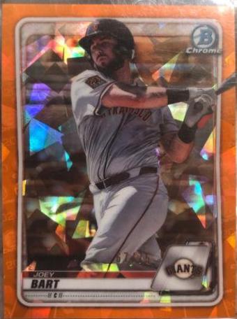 Joey Bart [Orange Shimmer Refractor] #BCP-112
