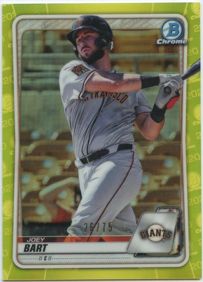 Joey Bart [Yellow Refractor] #BCP-112