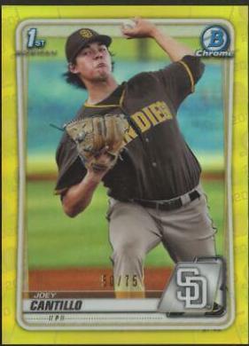 Joey Cantillo [Yellow Refractor] #BCP-76