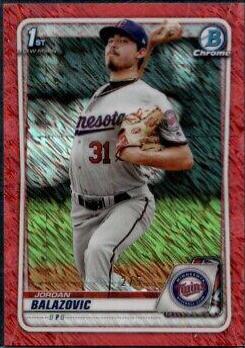 Jordan Balazovic [Red Shimmer Refractor] #BCP-123