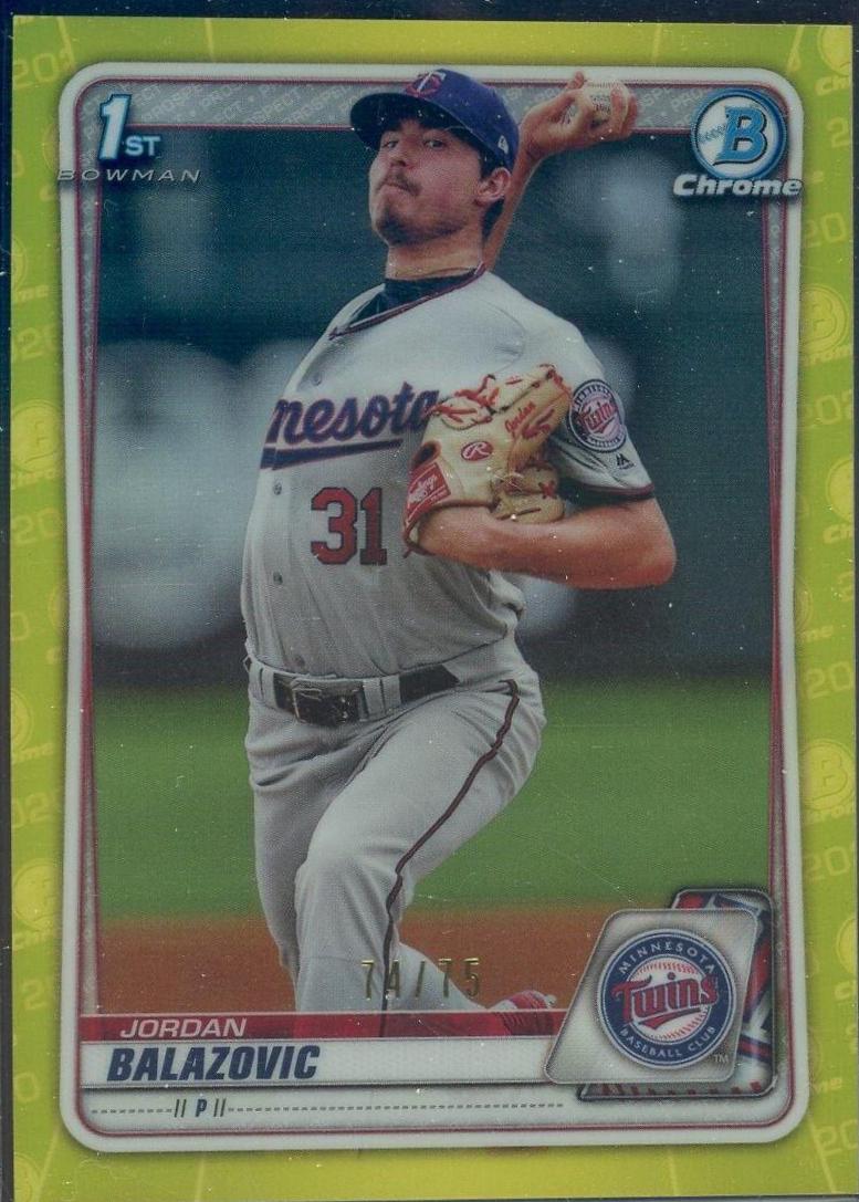 Jordan Balazovic [Yellow Refractor] #BCP-123