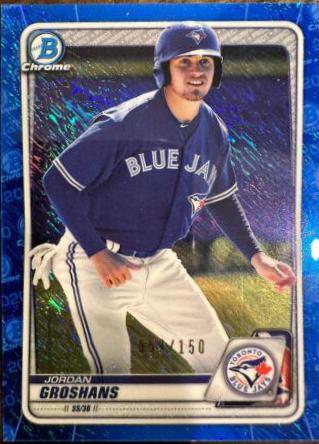 Jordan Groshans [Blue Shimmer Refractor] #BCP-104
