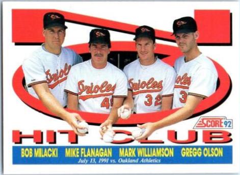 Bob Milacki / Mike Flanagan / Mark Williamson / Gregg Olson #427