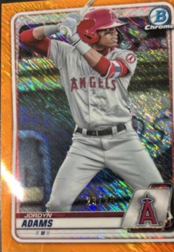 Jordyn Adams [Orange Shimmer Refractor] #BCP-15