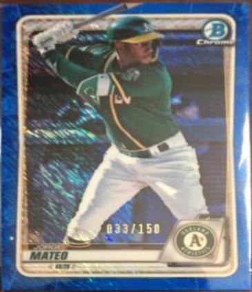 Jorge Mateo [Blue Shimmer Refractor] #BCP-138