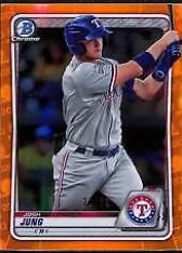 Josh Jung [Orange Shimmer Refractor] #BCP-113