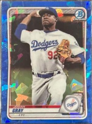 Josiah Gray [Blue Shimmer Refractor] #BCP-48