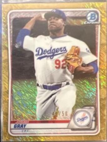 Josiah Gray [Gold Shimmer Refractor] #BCP-48