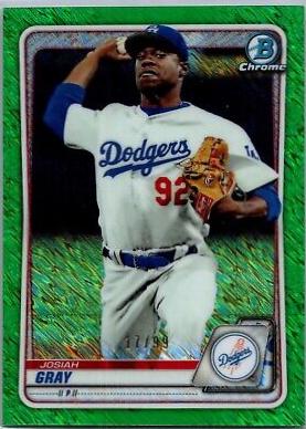 Josiah Gray [Green Shimmer Refractor] #BCP-48
