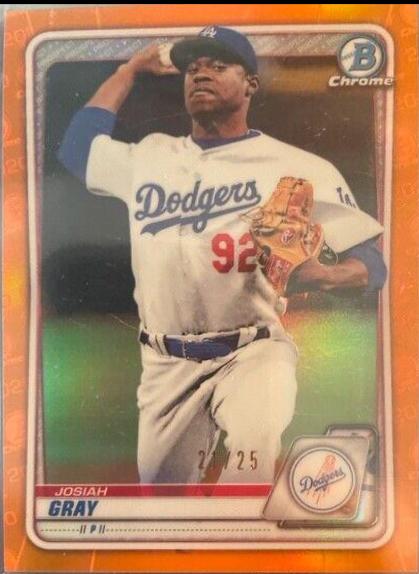 Josiah Gray [Orange Refractor] #BCP-48