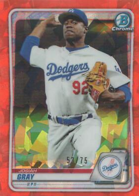 Josiah Gray [Orange Shimmer Refractor] #BCP-48
