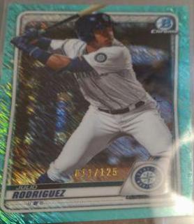 Julio Rodriguez [Aqua Refractor] #BCP-19