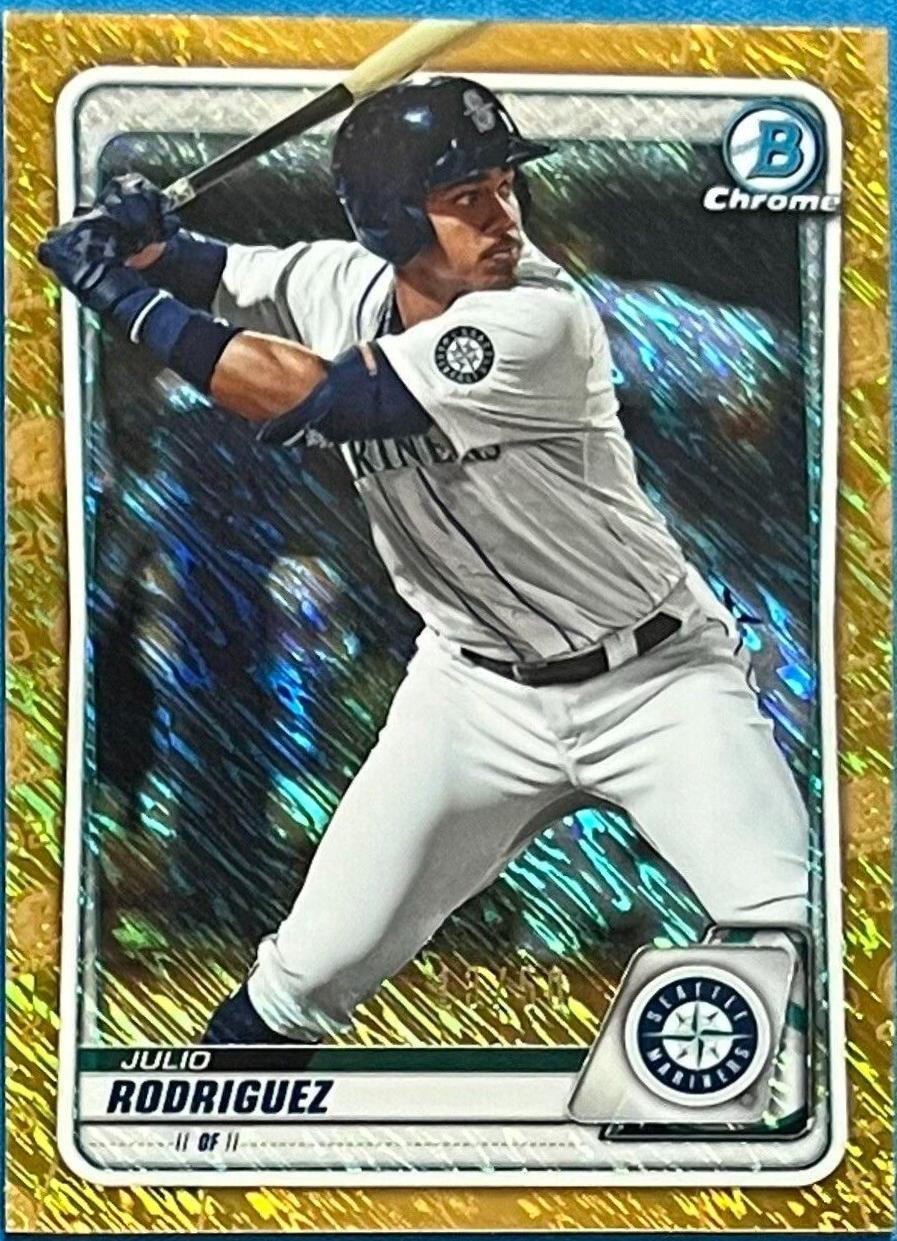 Julio Rodriguez [Gold Shimmer Refractor] #BCP-19