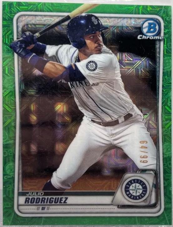 Julio Rodriguez [Green Refractor] #BCP-19