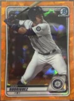 Julio Rodriguez [Orange Refractor] #BCP-19