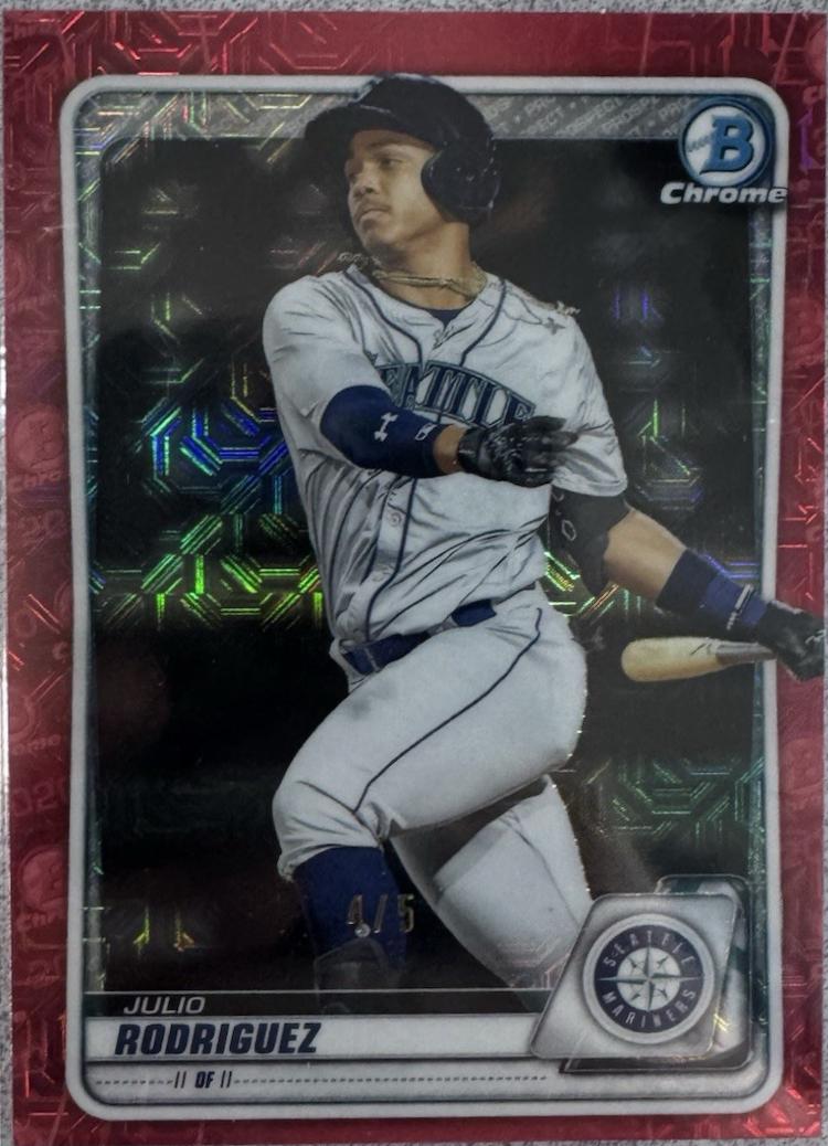 Julio Rodriguez [Red Refractor] #BCP-19