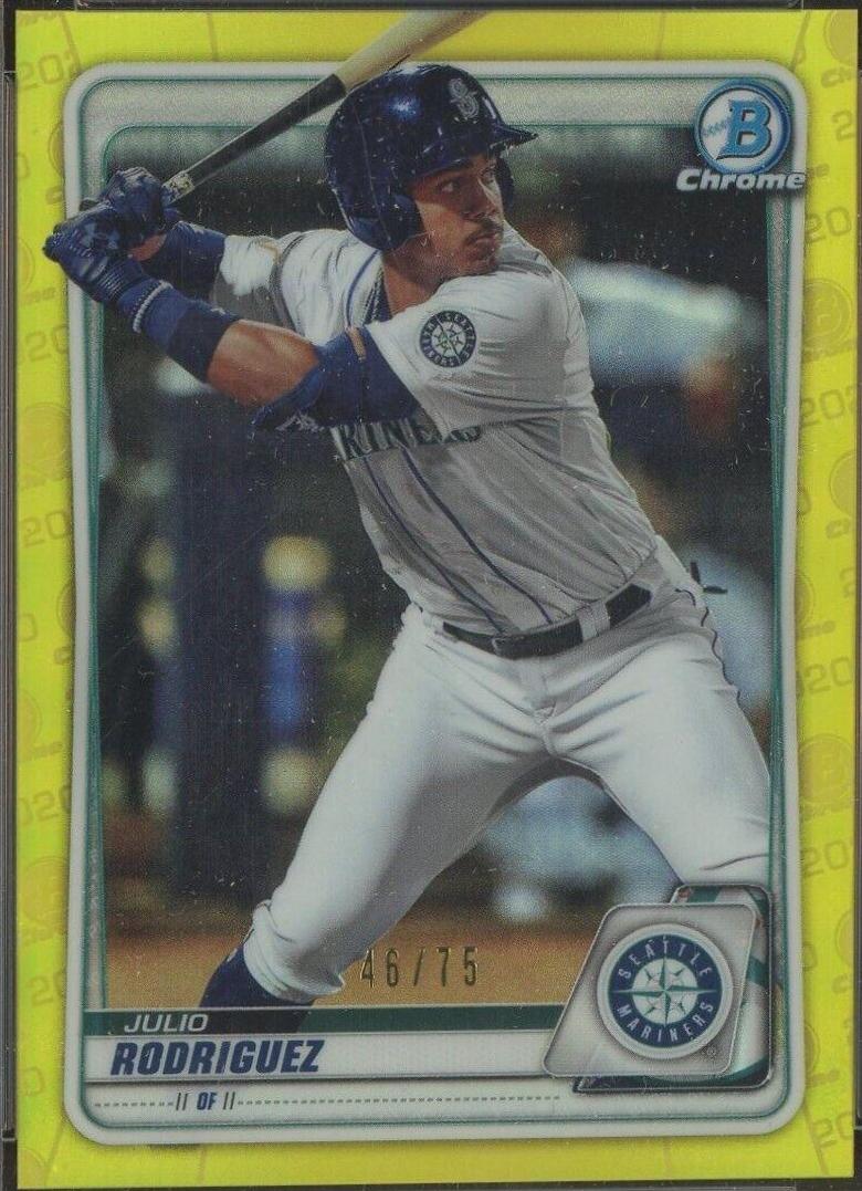 Julio Rodriguez [Yellow Refractor] #BCP-19
