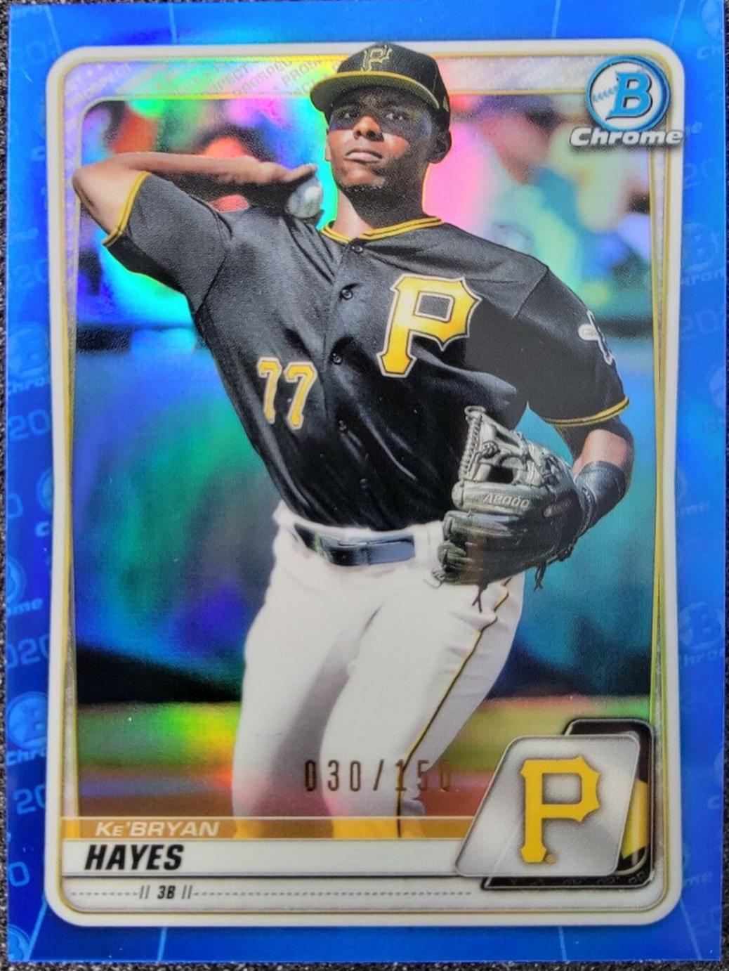 Ke'Bryan Hayes [Blue Shimmer Refractor] #BCP-67