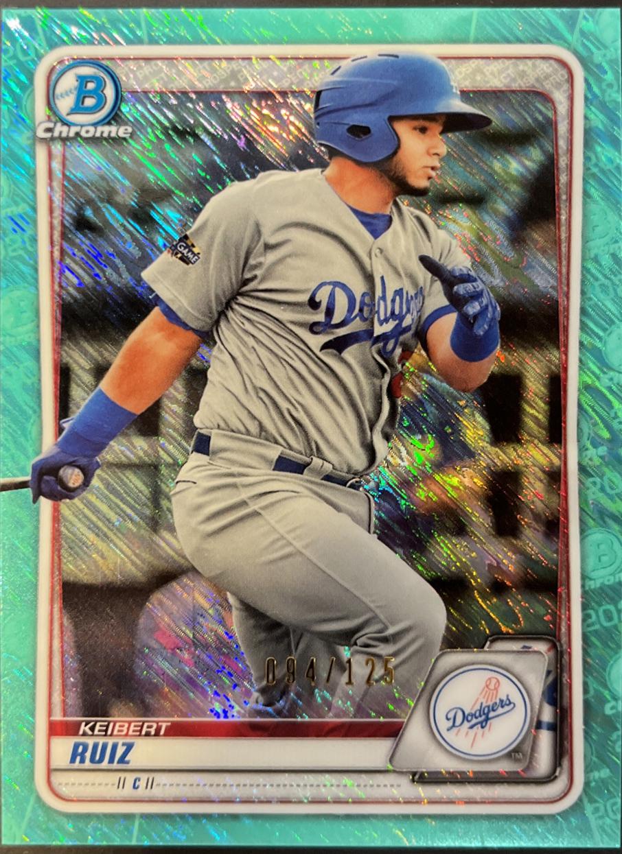 Keibert Ruiz [Aqua Shimmer Refractor] #BCP-143