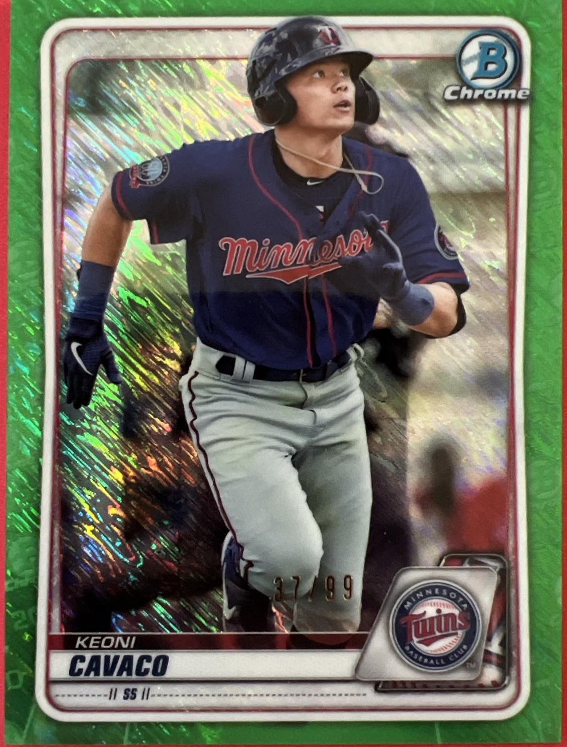 Keoni Cavaco [Green Shimmer Refractor] #BCP-180