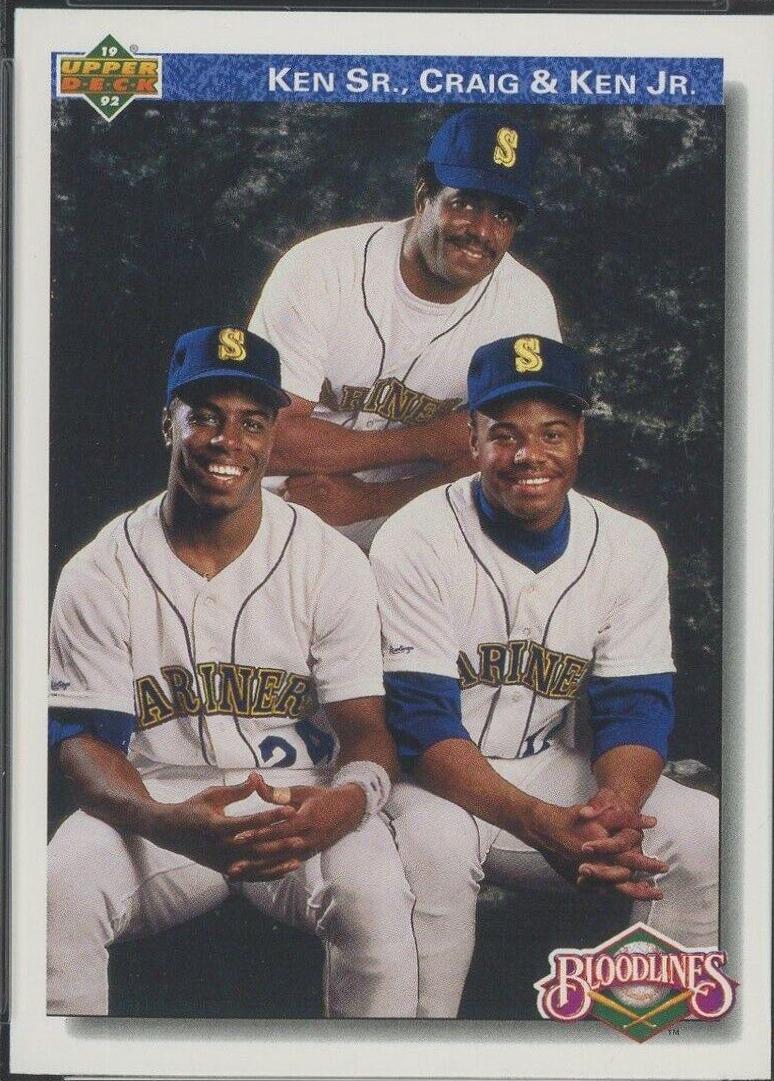 Ken Griffey Sr. / Craig Griffey / Ken Griffey Jr. [Gold Hologram] #85