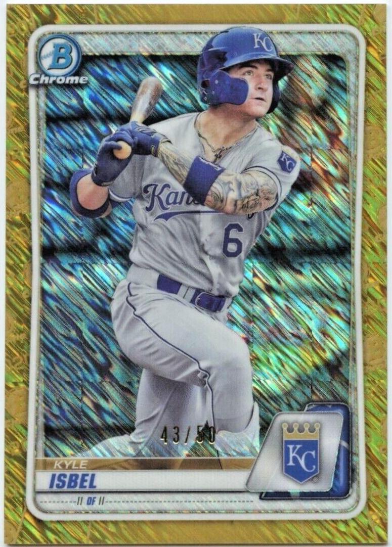 Kyle Isbel [Gold Shimmer Refractor] #BCP-165