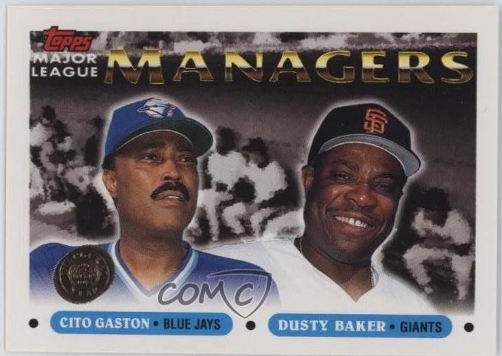 Cito Gaston / Dusty Baker [Rockies Inaugural] #514