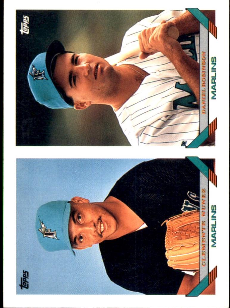 Clemente Nunez / Daniel Robinson [Marlins Inaugural] #599