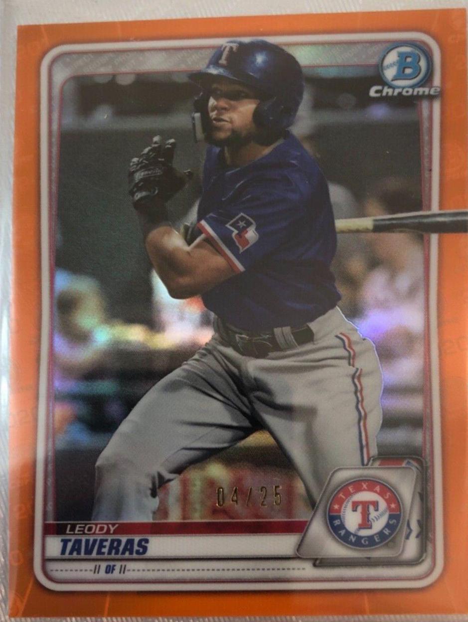 Leody Taveras [Orange Refractor] #BCP-127