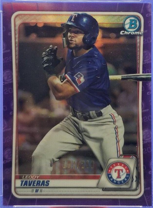 Leody Taveras [Purple Refractor] #BCP-127