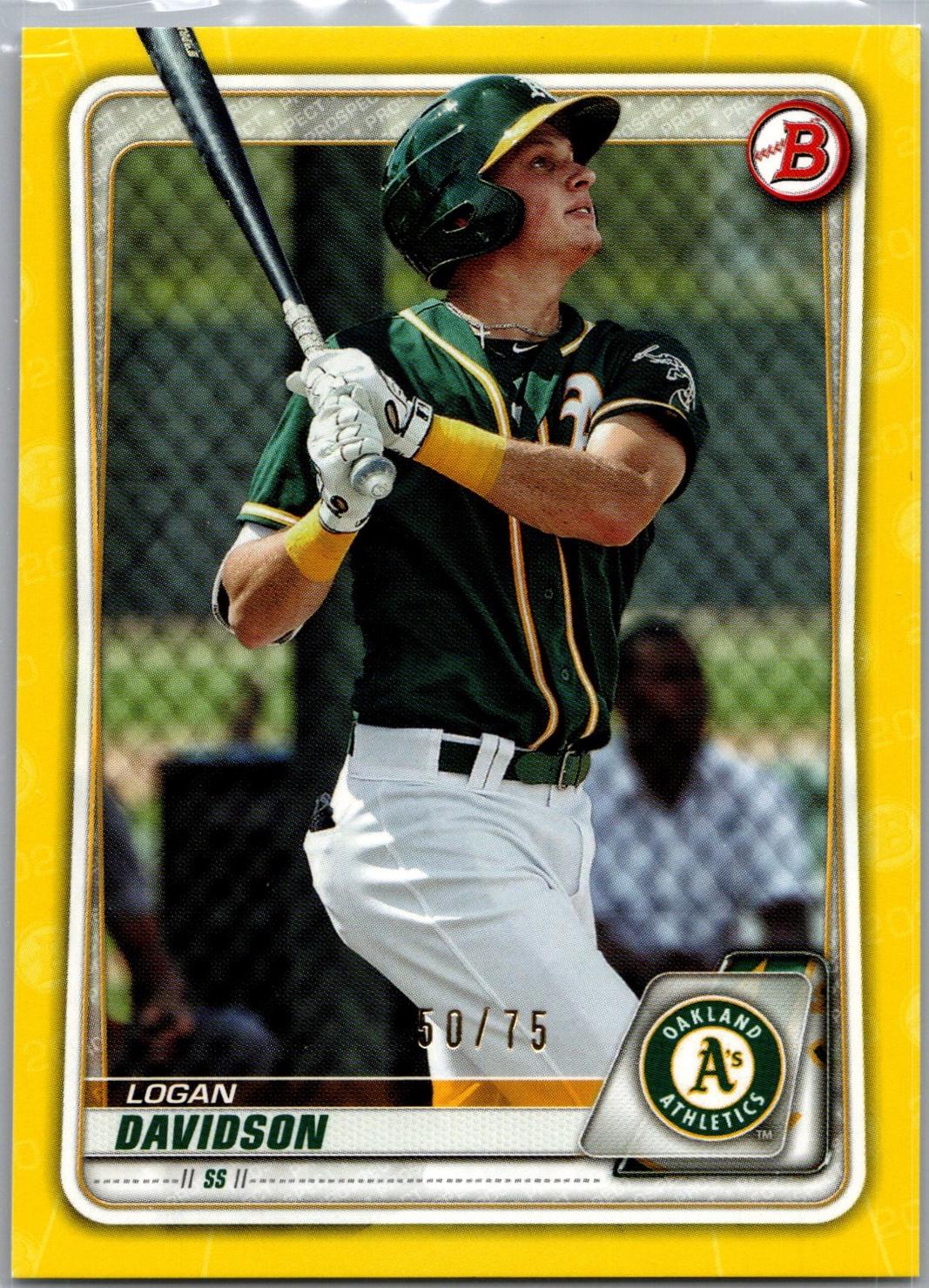 Logan Davidson [Yellow Refractor] #BCP-88