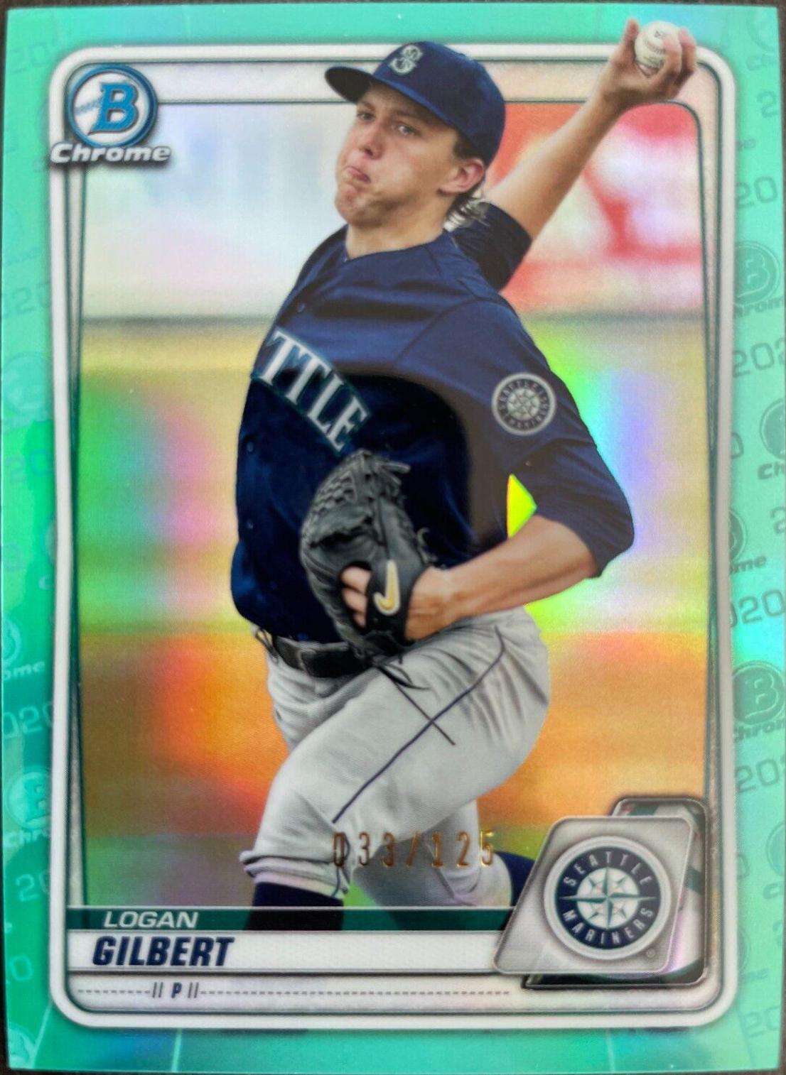 Logan Gilbert [Aqua Refractor] #BCP-58