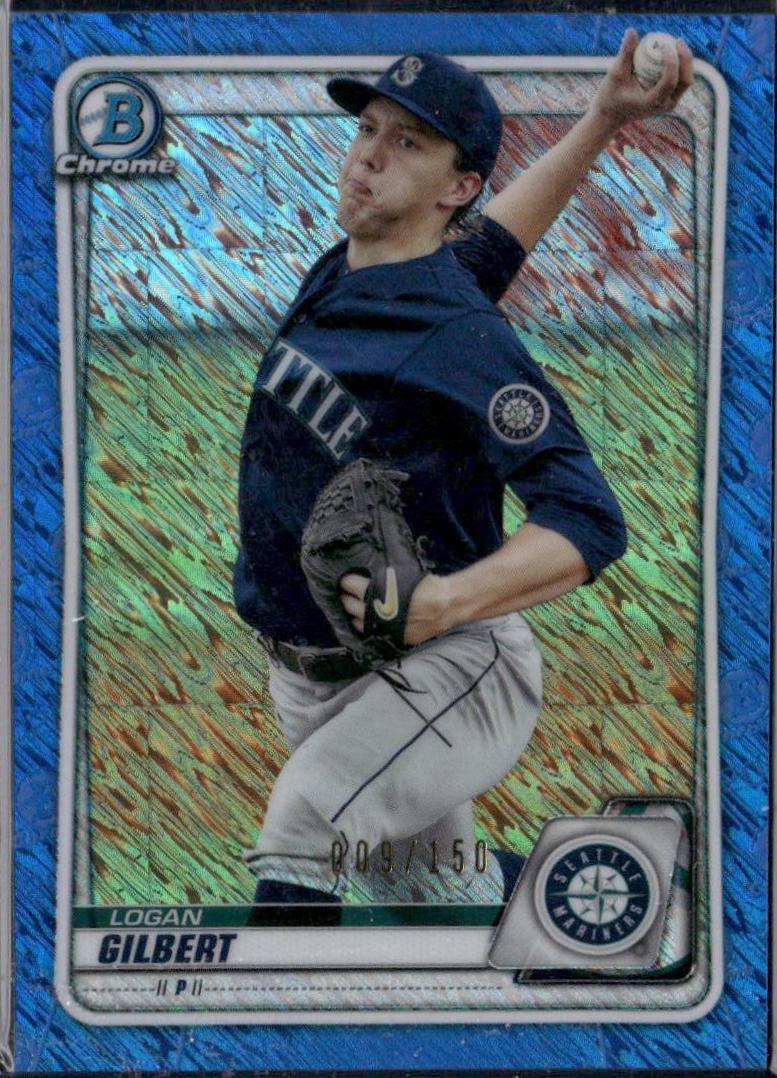 Logan Gilbert [Blue Shimmer Refractor] #BCP-58