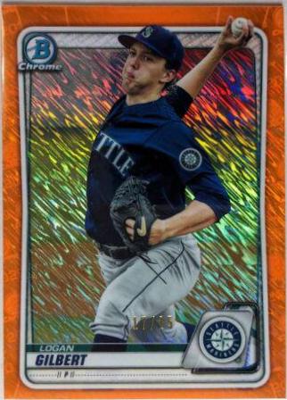 Logan Gilbert [Orange Shimmer Refractor] #BCP-58