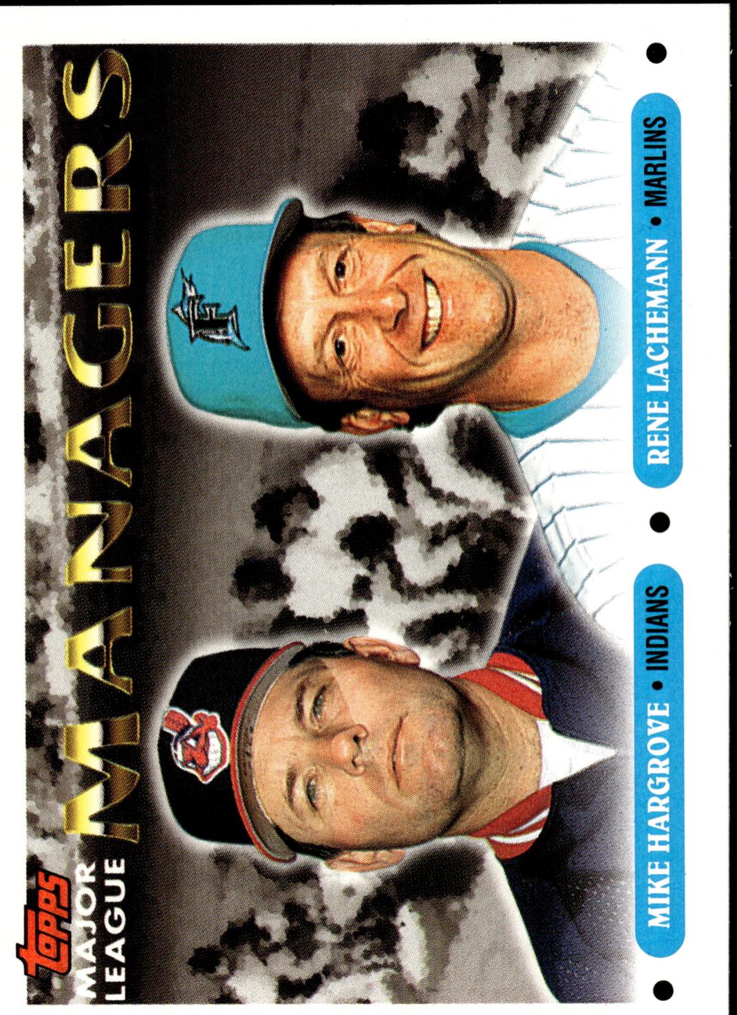 Mike Hargrove / Rene Lachemann [Marlins Inaugural] #505