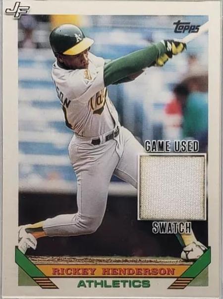 Rickey Henderson [Jersey Fusion] #750