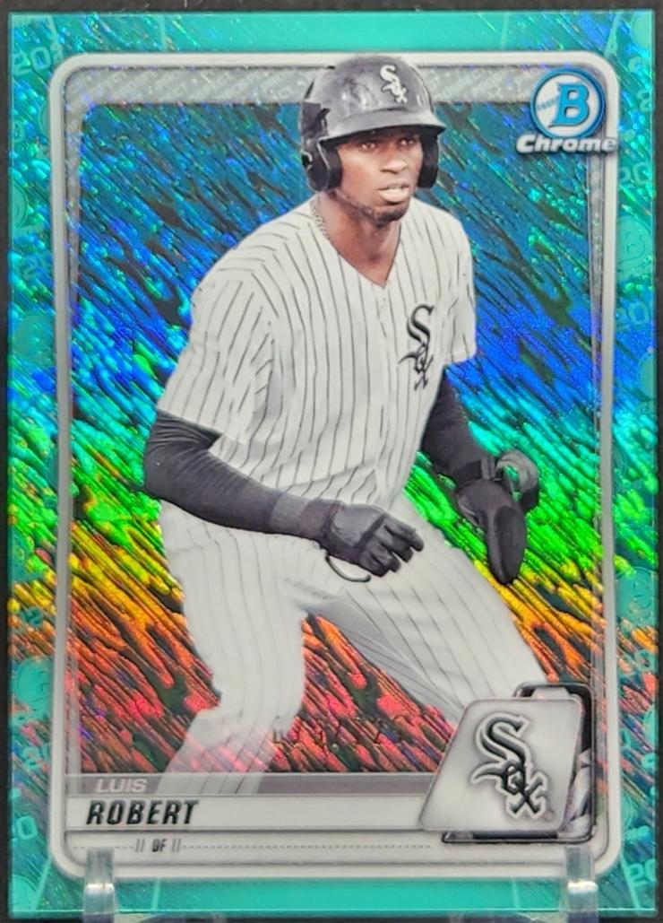 Luis Robert [Aqua Shimmer Refractor] #BCP-150
