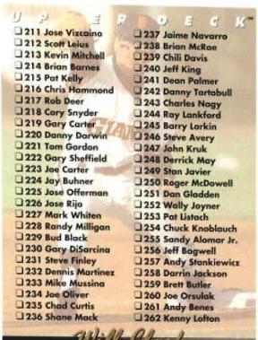Checklist 211-315 [Gold Hologram] #315