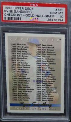 Ryne Sandberg [Gold Hologram] #735