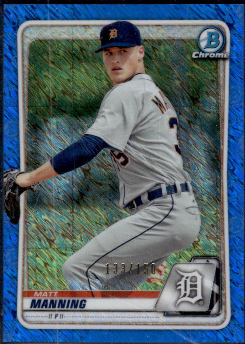 Matt Manning [Blue Shimmer Refractor] #BCP-99