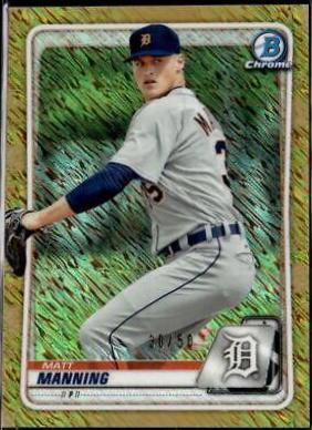 Matt Manning [Gold Shimmer Refractor] #BCP-99