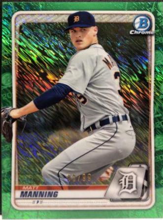 Matt Manning [Green Shimmer Refractor] #BCP-99