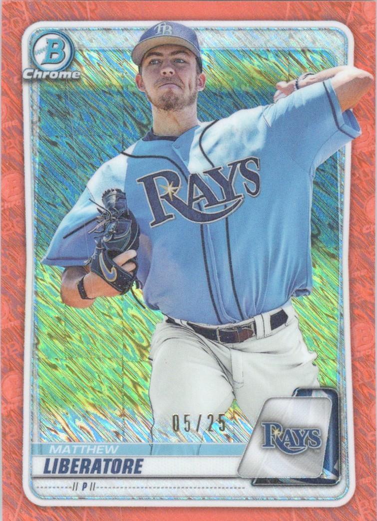 Matthew Liberatore [Orange Shimmer Refractor] #BCP-89