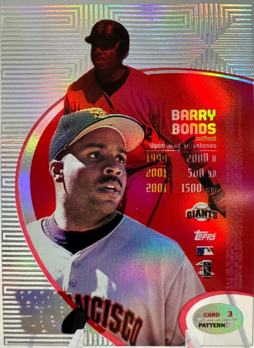 Barry Bonds [Pattern 85] #3