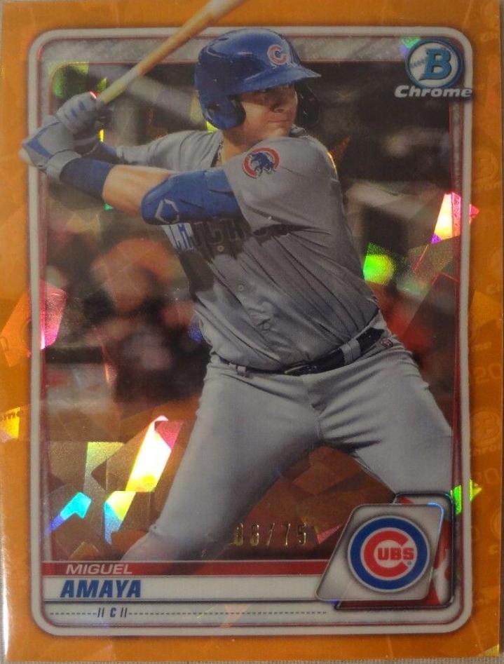 Miguel Amaya [Orange Shimmer Refractor] #BCP-136